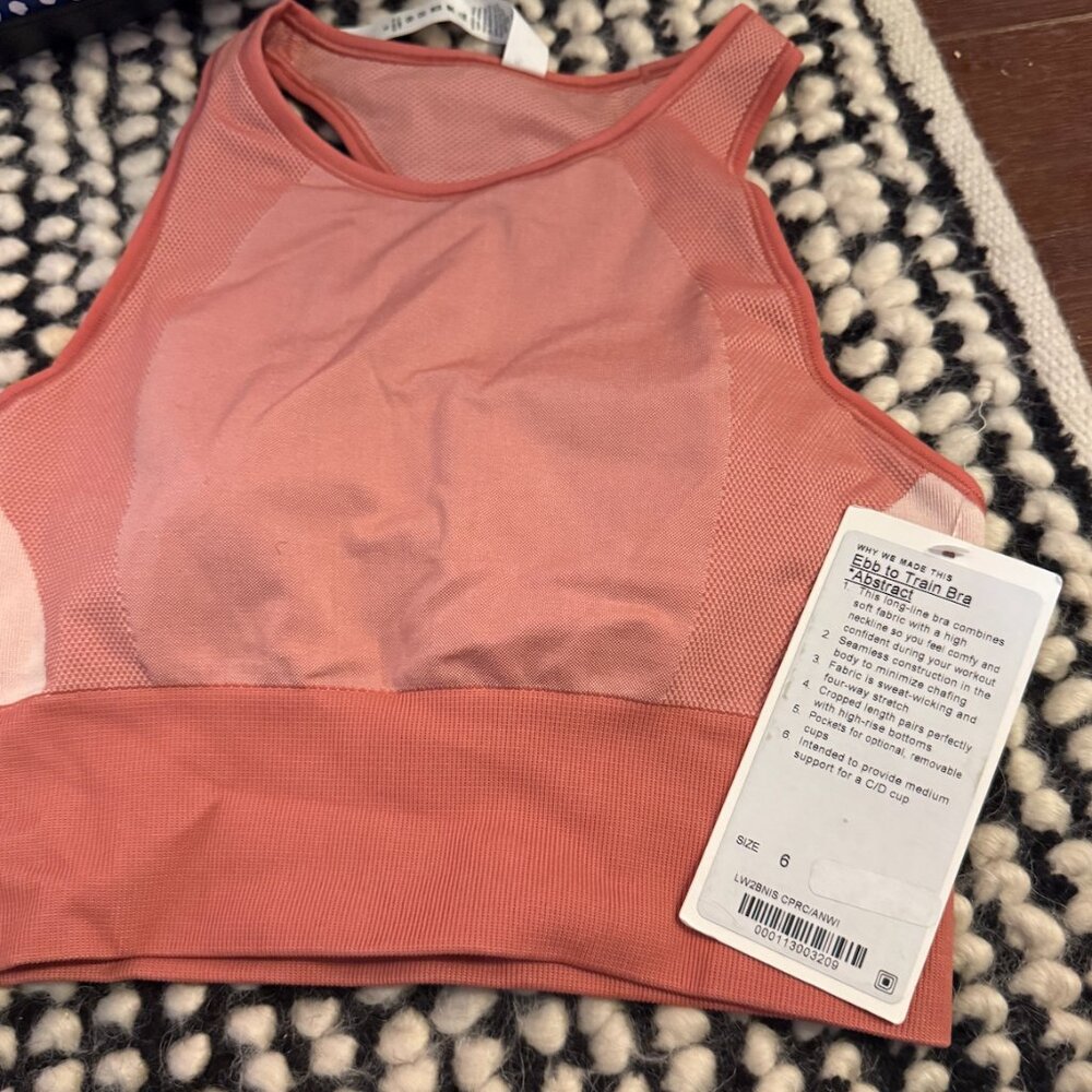 lululemon ebb to train bra